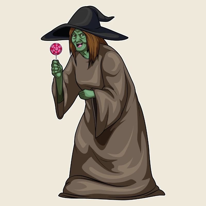 Hexe Halloween Lutscher