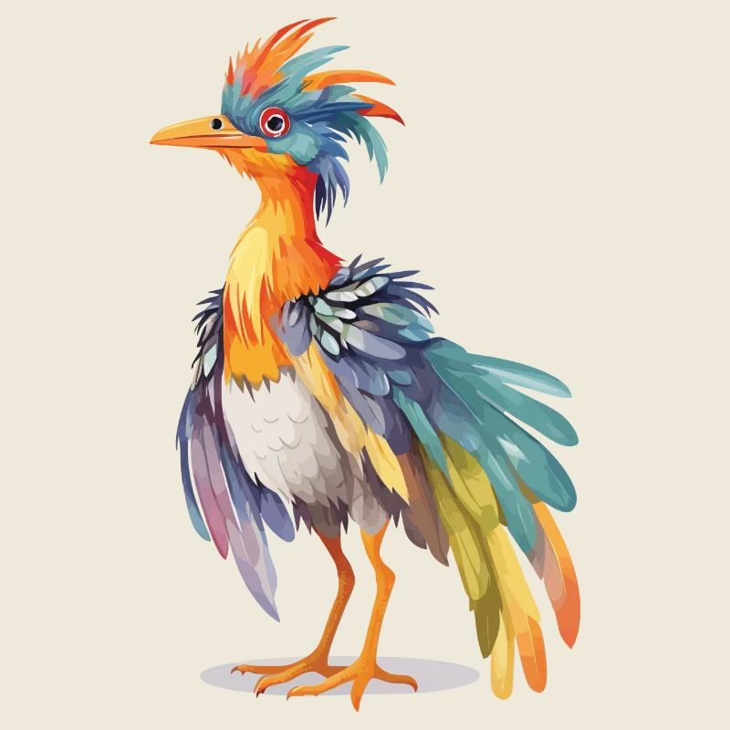 Niedlicher Archaeopteryx Pastell Dino Design