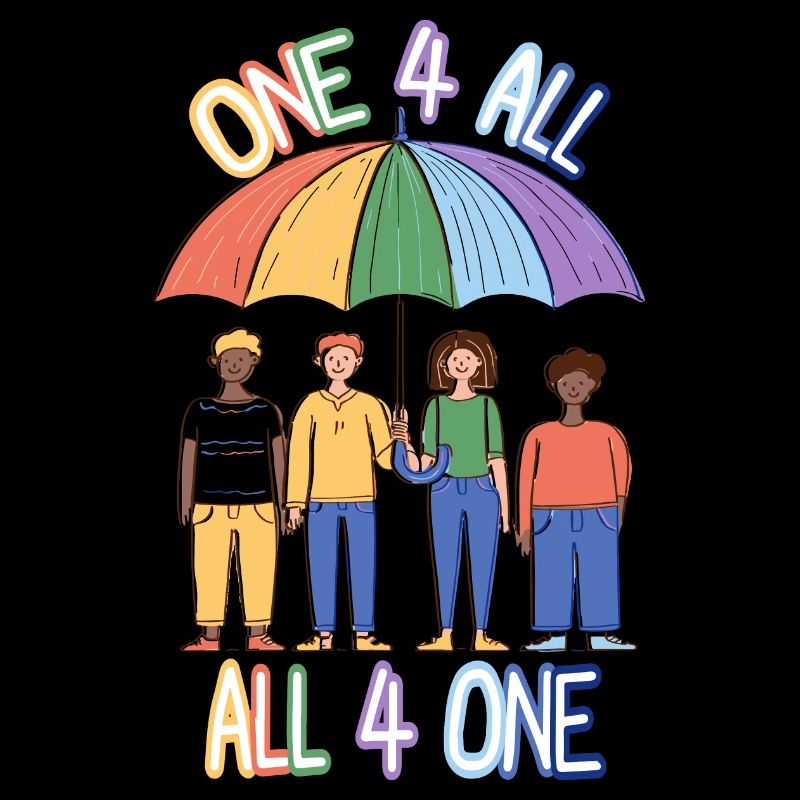 Rainbow PrideTeam, alle 4 eins und eins 4 alle!