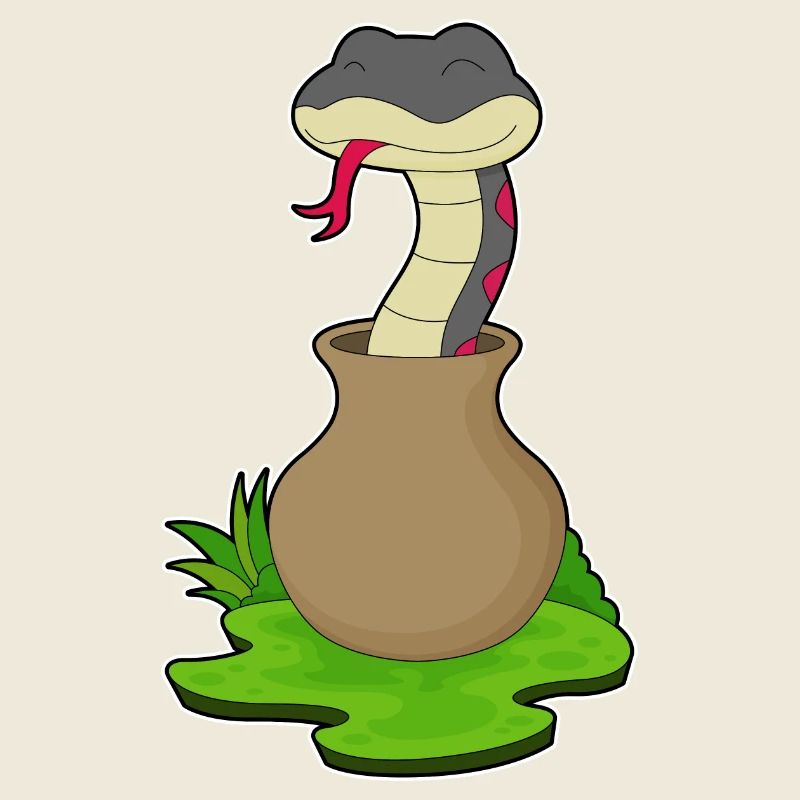 Vase Serpent