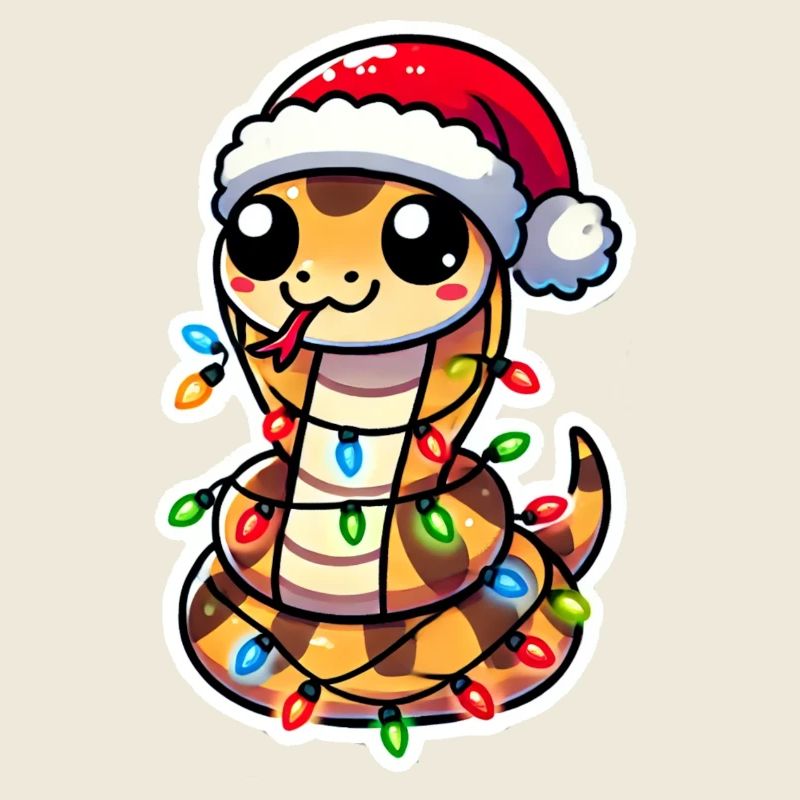 Christmas Snake Wrap