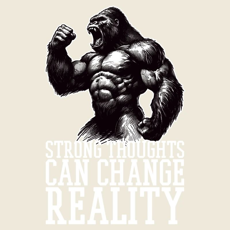 Sarke Thoughts Gorilla Motivational Gift