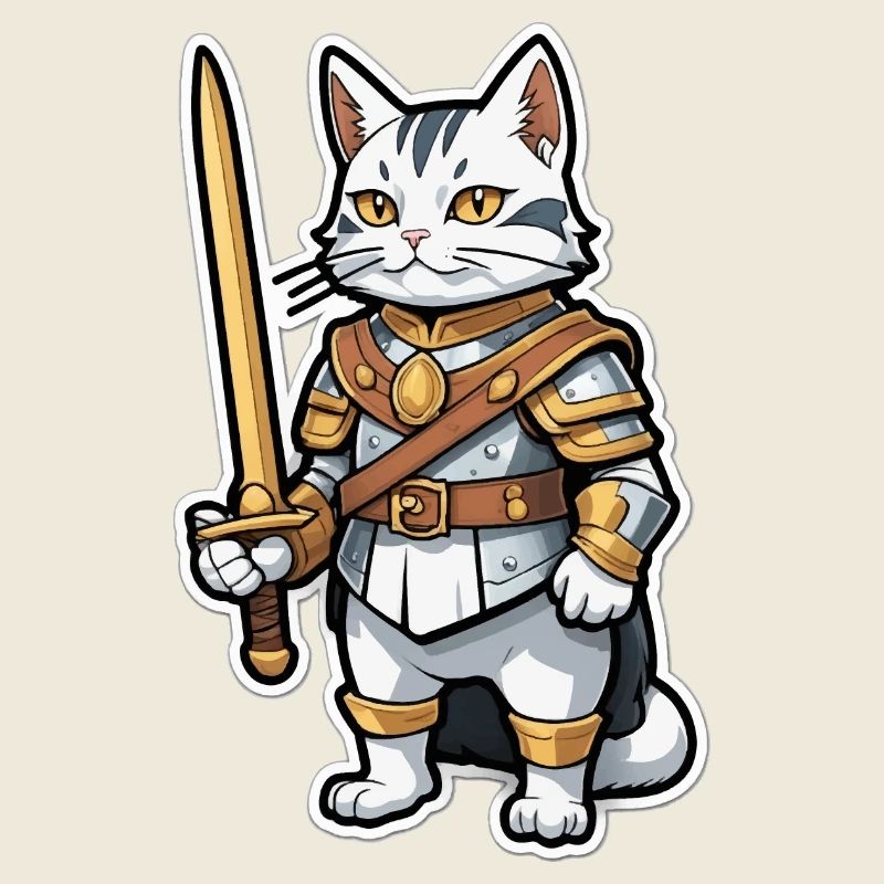 Cat Knight Comic