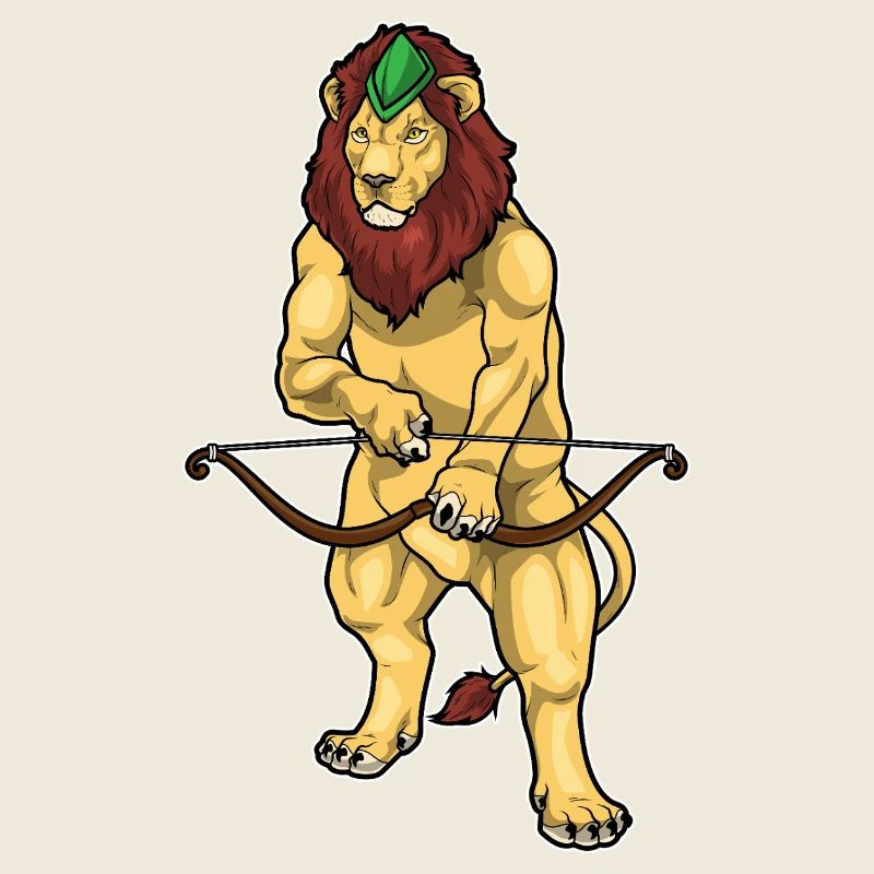 Lion Archer Bow