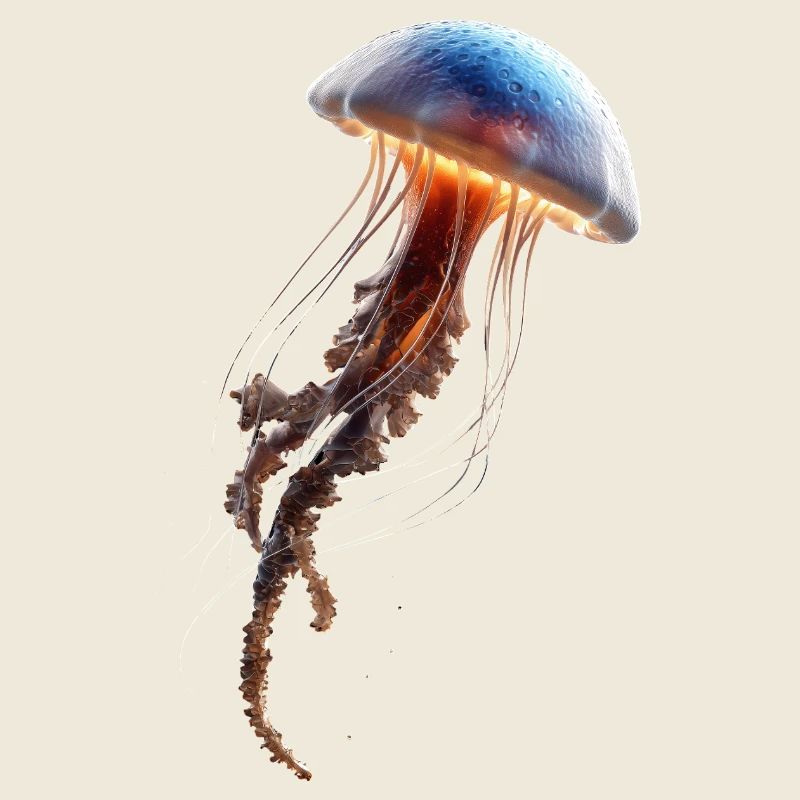 Méduse Méduse de feu Méduse Méduse mignonne