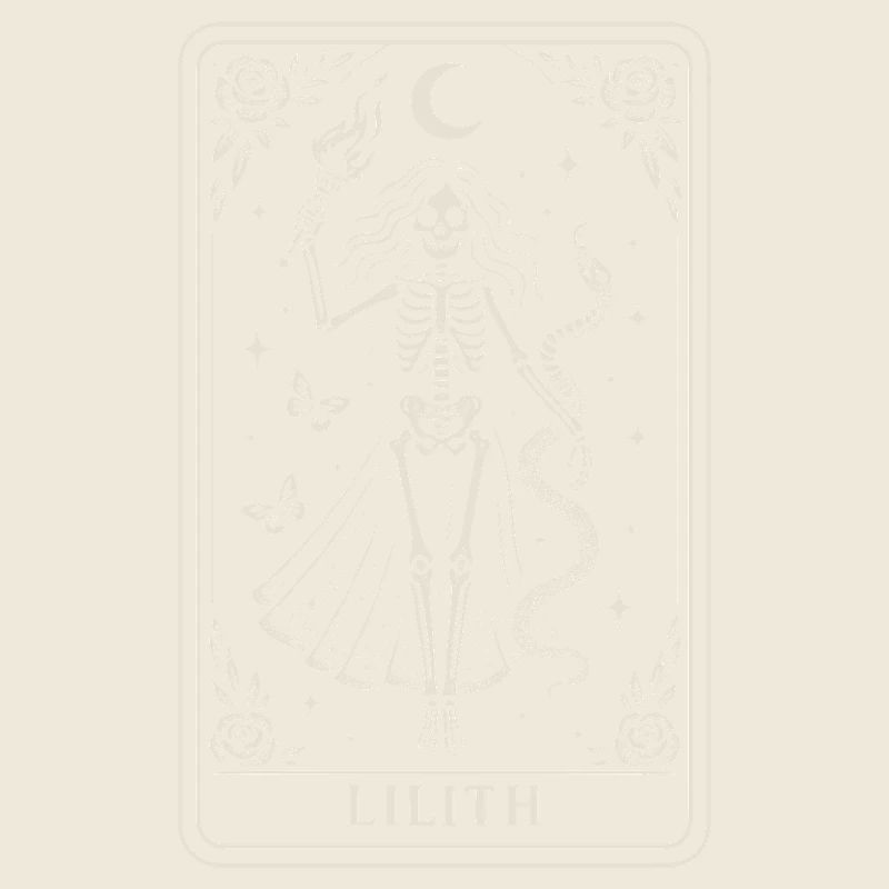 Lilith Squelette Déesse Clair de Lune