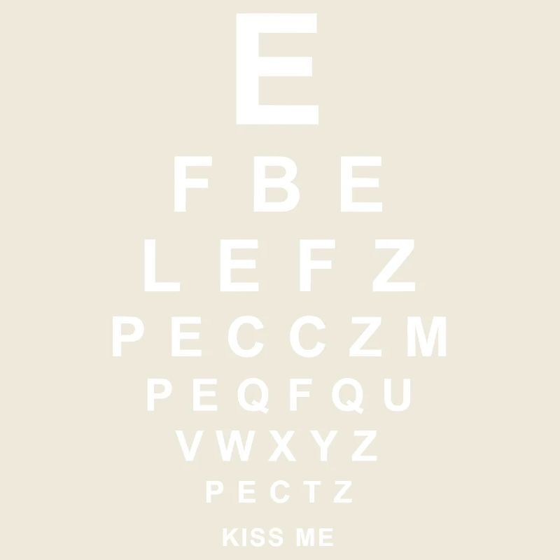 Test de la vue - Embrasse-moi