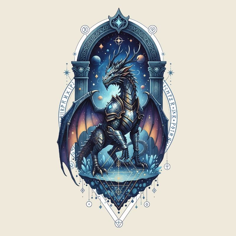 Star Arch Dragon au clair de lune