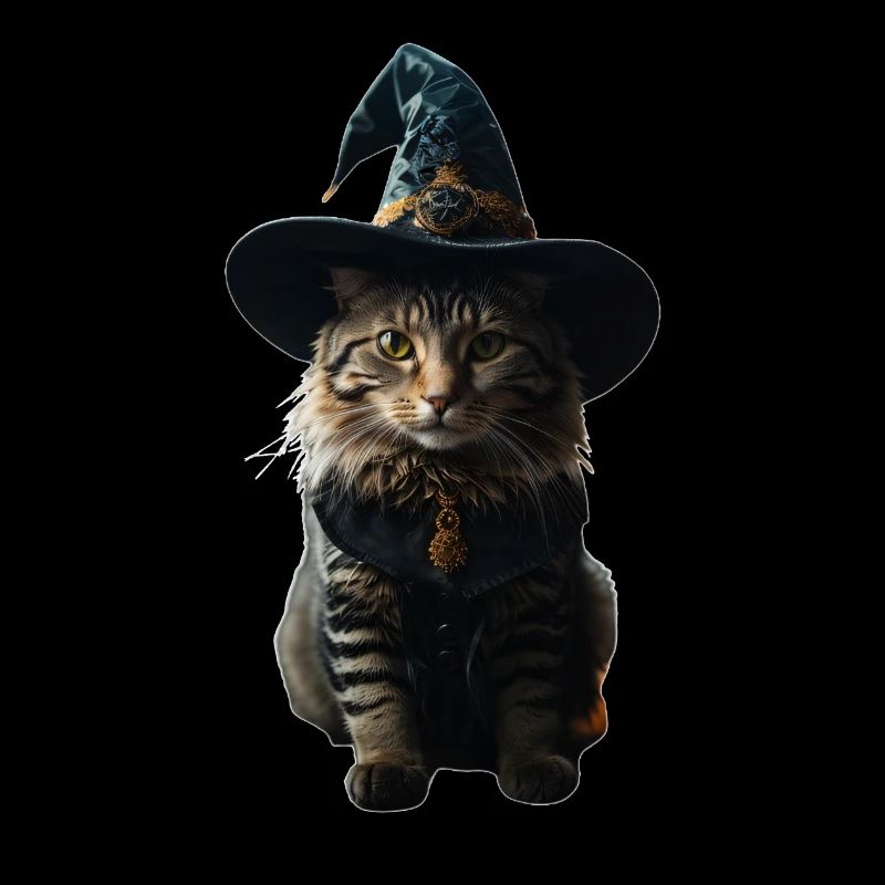 Witch Cat Halloween