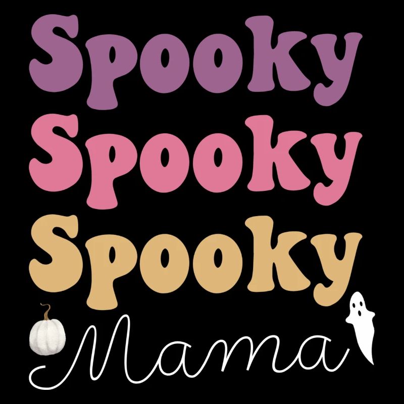 Spooky Mama Retro Font Halloween for Moms
