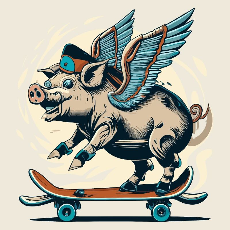 Schwein an Deck