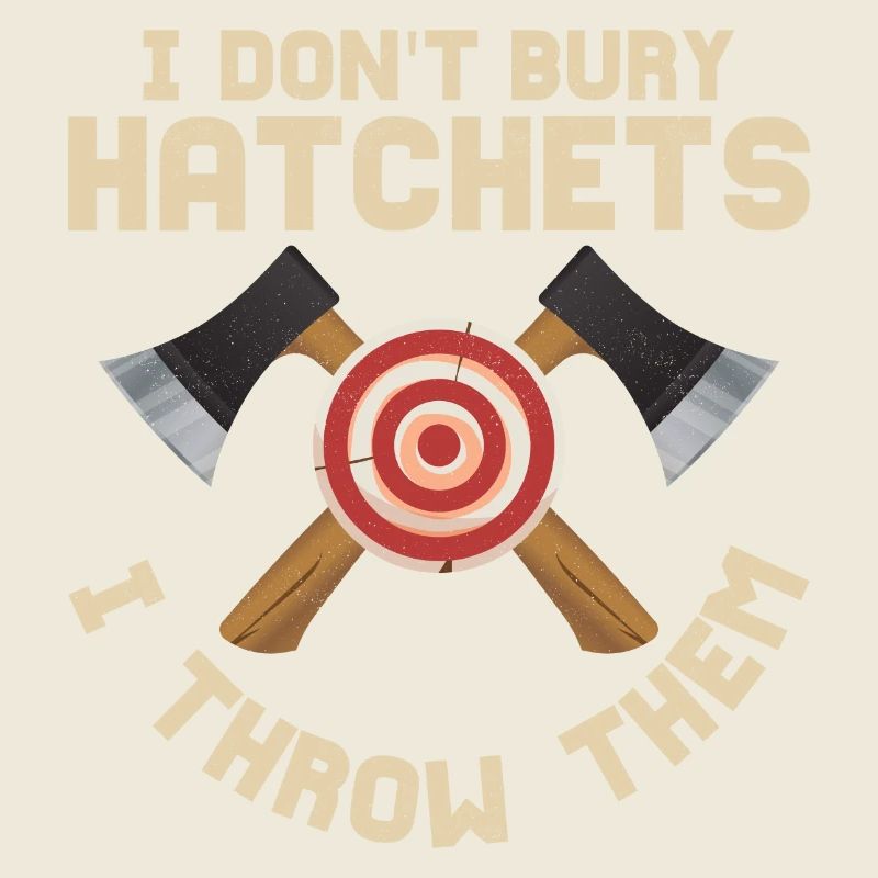 Je n’enterre pas les hachettes, je les jette, hachette, hache