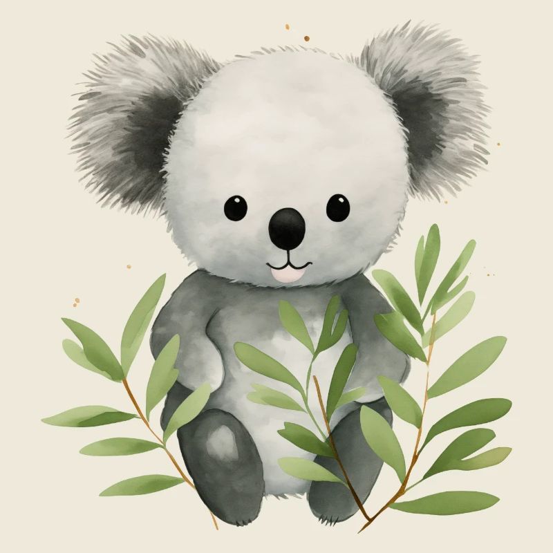 Charme câlin Cub : Bébé Koala Tee