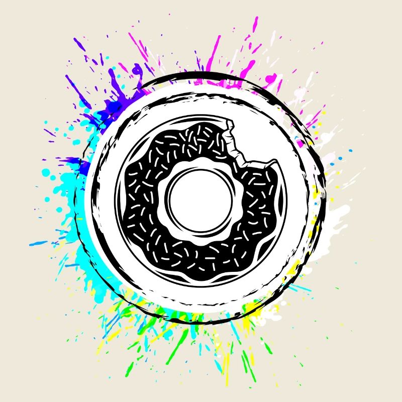 Beignet Manger Coloré