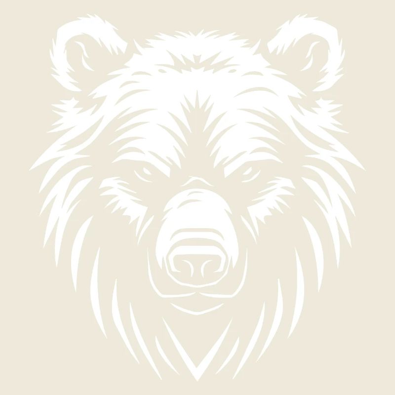 Bär Logo Stilisiert