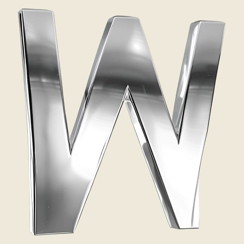 Chrome ,, W " Metallic