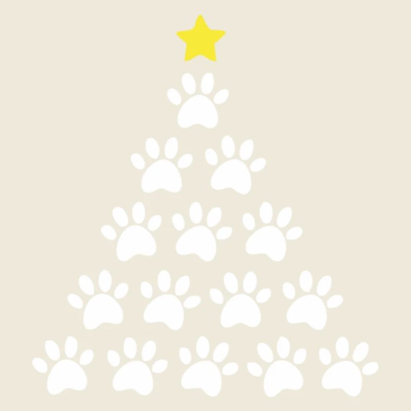 Weihnachtsbaum Pfote