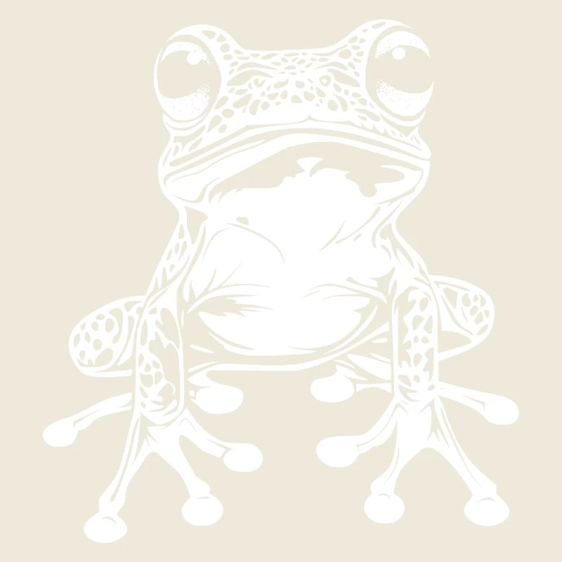 Frosch Illustration Graphic Reptil