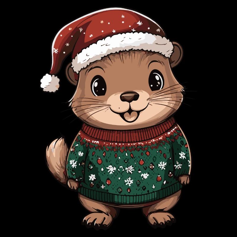 Bande dessinée de Noël castor