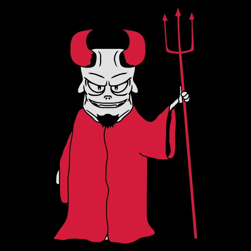 Manteau d'enfers M. Trident mal Satan grin