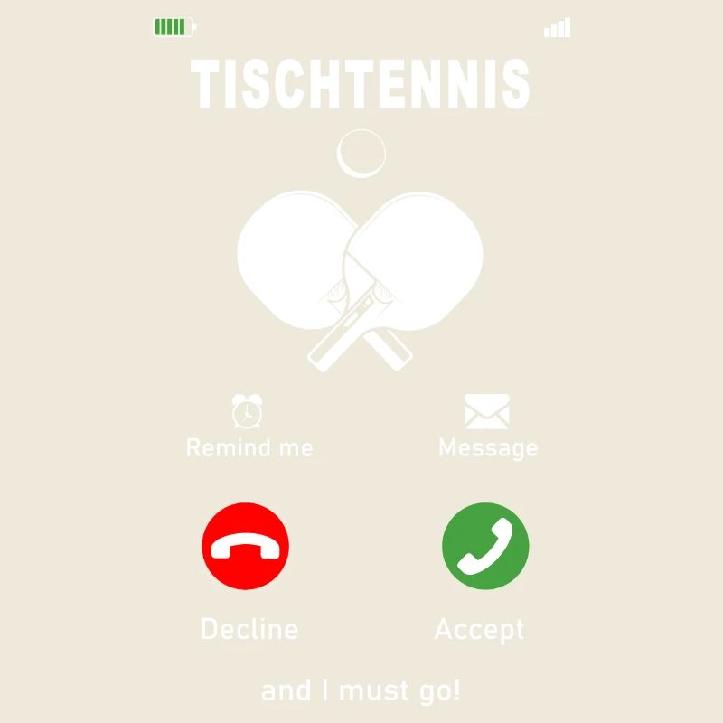 Tischtennis is calling