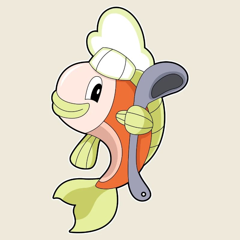 Cuillère de cuisson du poisson