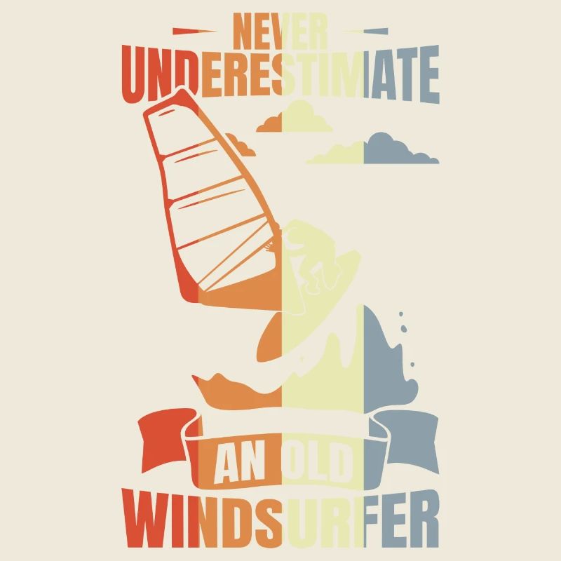 Windsurfer Großvater