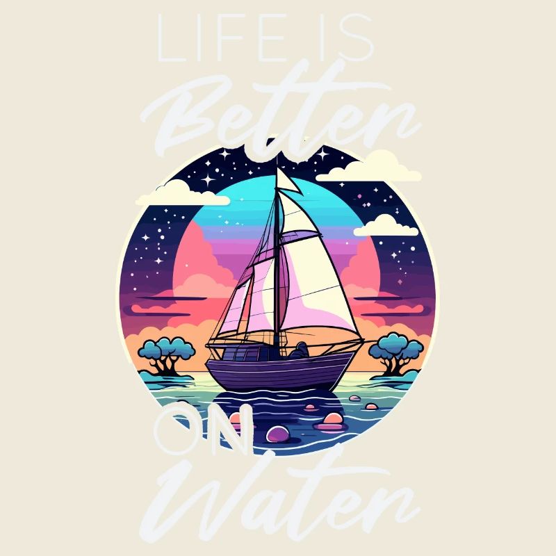 Life is better on water - Sailboat