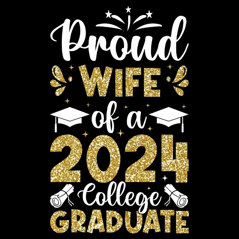 Fière épouse d’un étudiant diplômé de l’université 2024