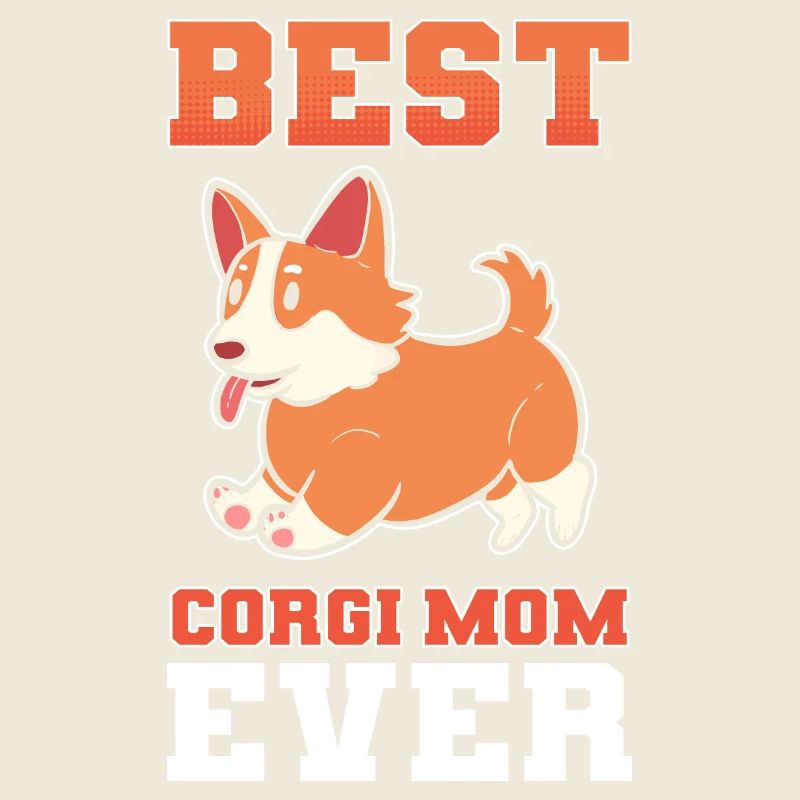 Corgi Mama Mutter Muttertag