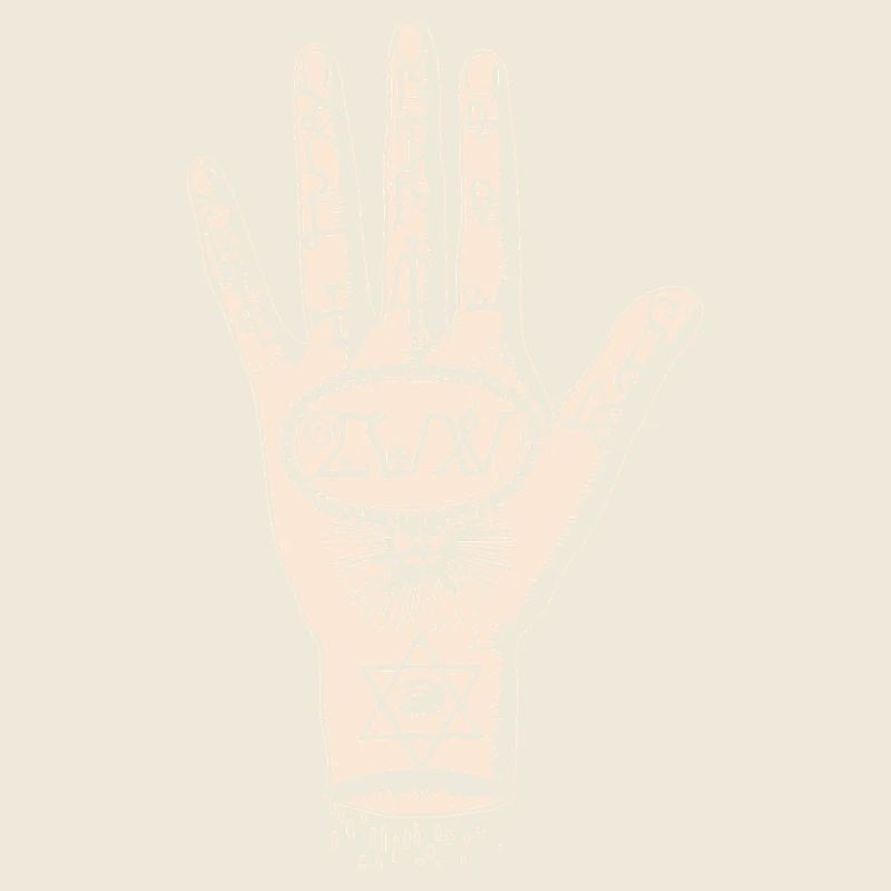 Dessin à la main dans le style du tarot