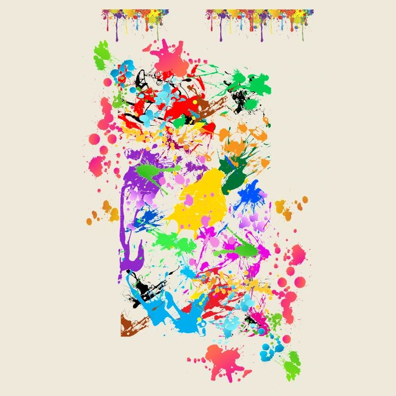Éclaboussures de couleurs abstraites