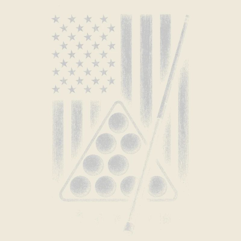 Conception de boules de billard Flag