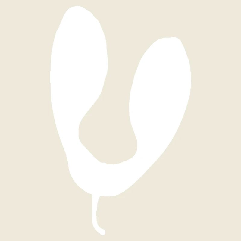 U-Form Abstrakte Silhouette