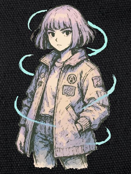 Neon Patch Bomber Mädchen