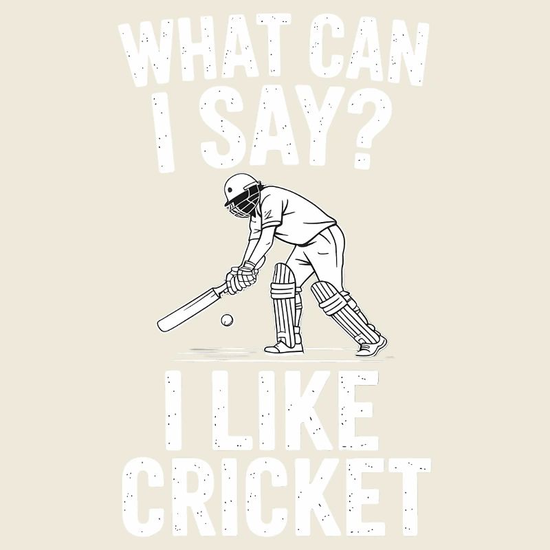 Funny Cricket Saying Vintage Cricket Game