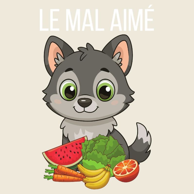 The unloved a wolf who eats VEGETABLES