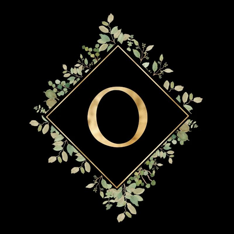 O Monogram Eucalyptus Wreath
