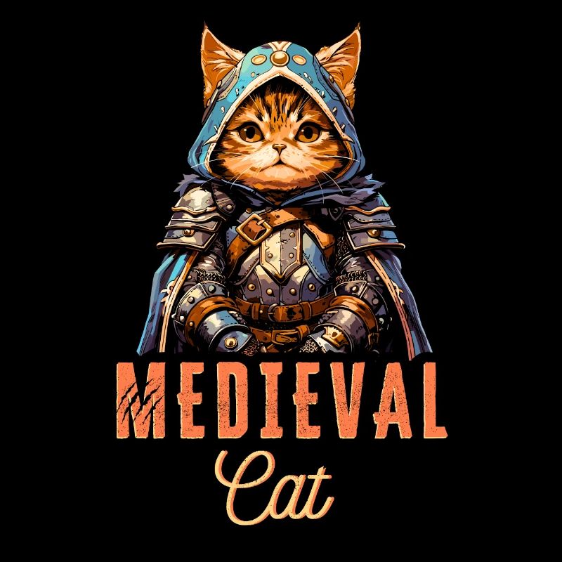 Chat médiéval : conception d’armure fantastique