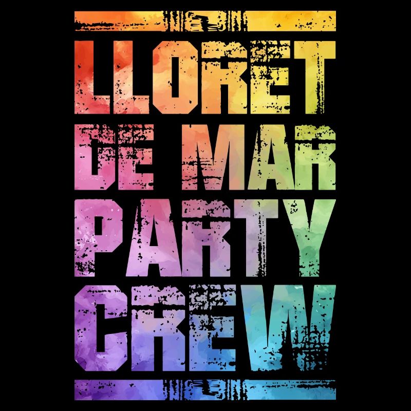 Lloret De Mar Party Crew Coloré