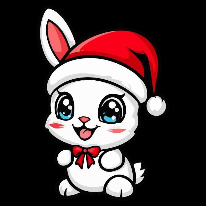 Lapin Noël Mignon