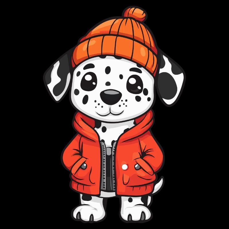 Chien Dalmatien Élégant