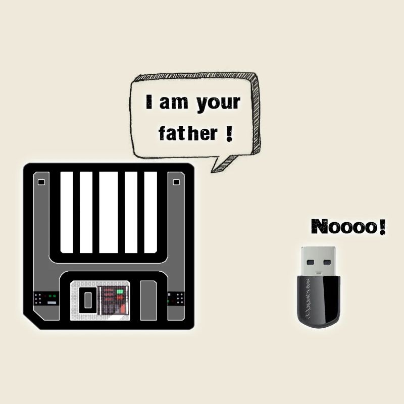 Disquette VS USB key