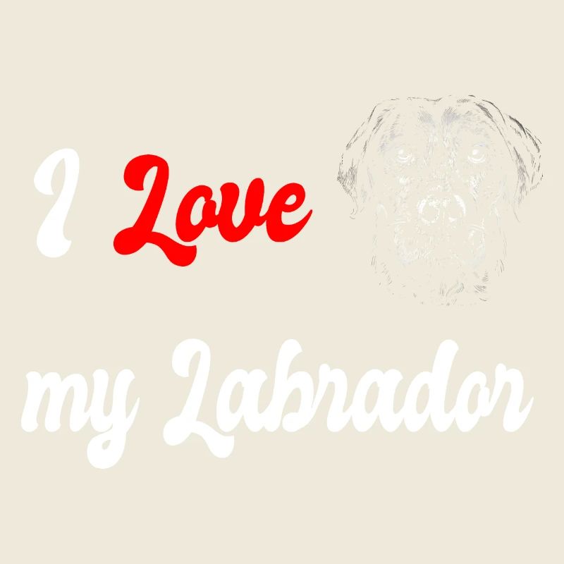 J'adore mon chien Labrador