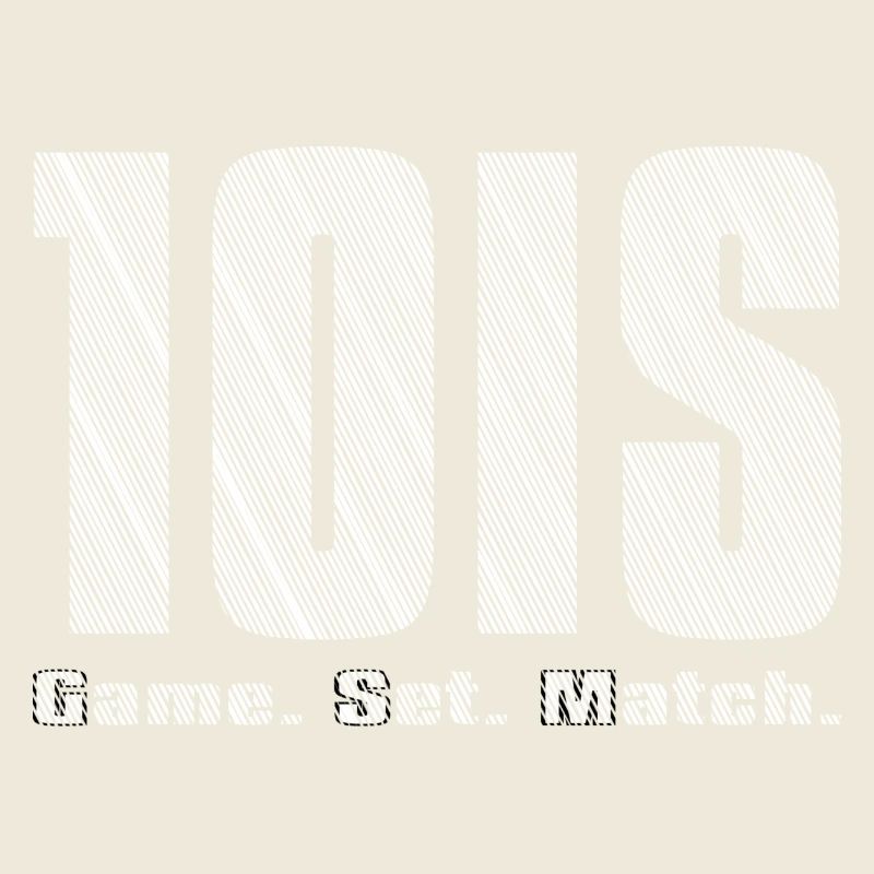 Jeu de tennis set match blanc