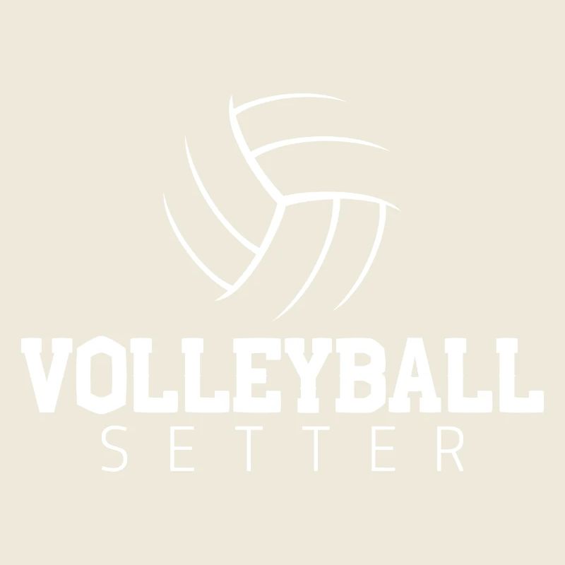 Volleyball Setter Minimalist