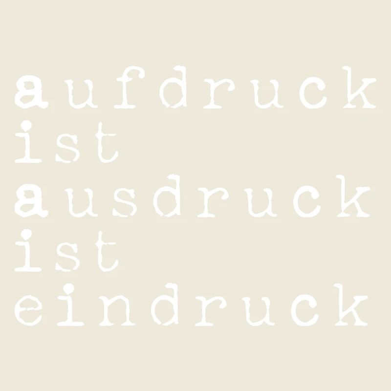 L’empreinte, c’est l’expression, c’est l’impression, le jeu de mots blanc