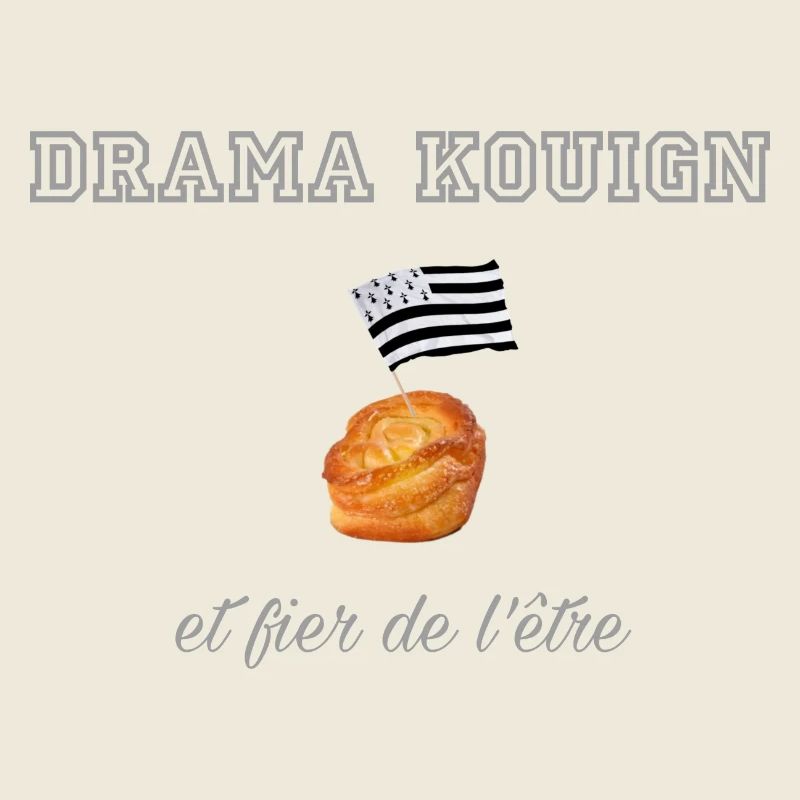 Fier d être un drama kouign Light Grey