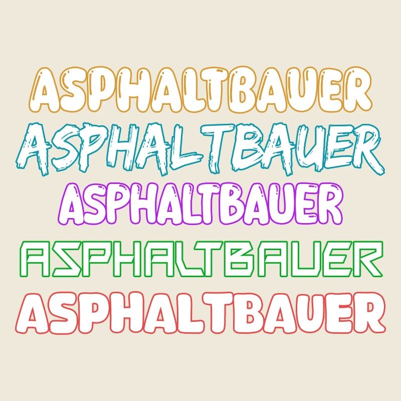 Constructeur d’asphalte comme métier