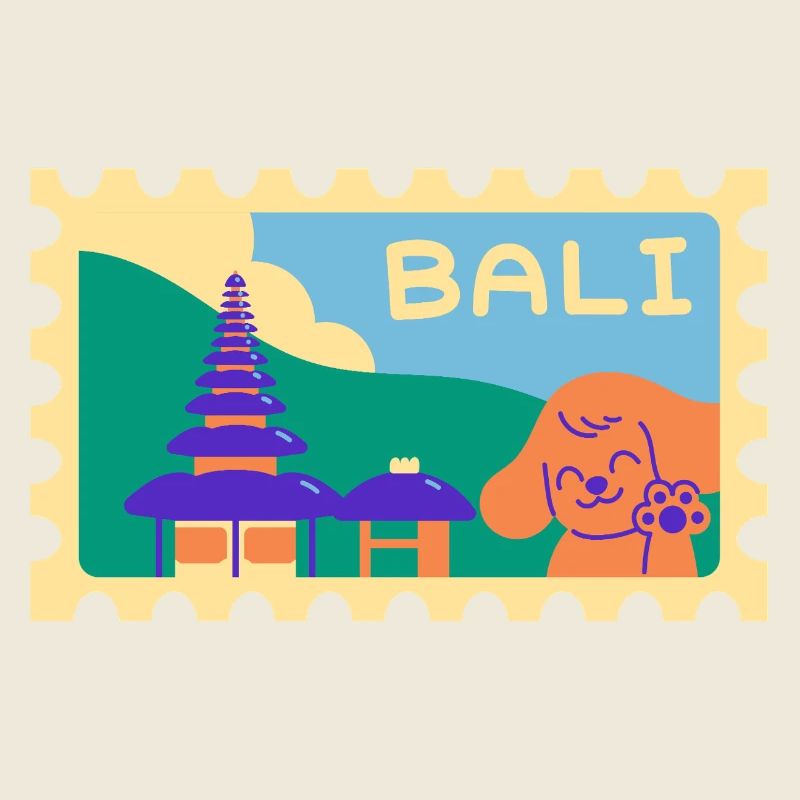 Dessin animé d’INDONET à Bali